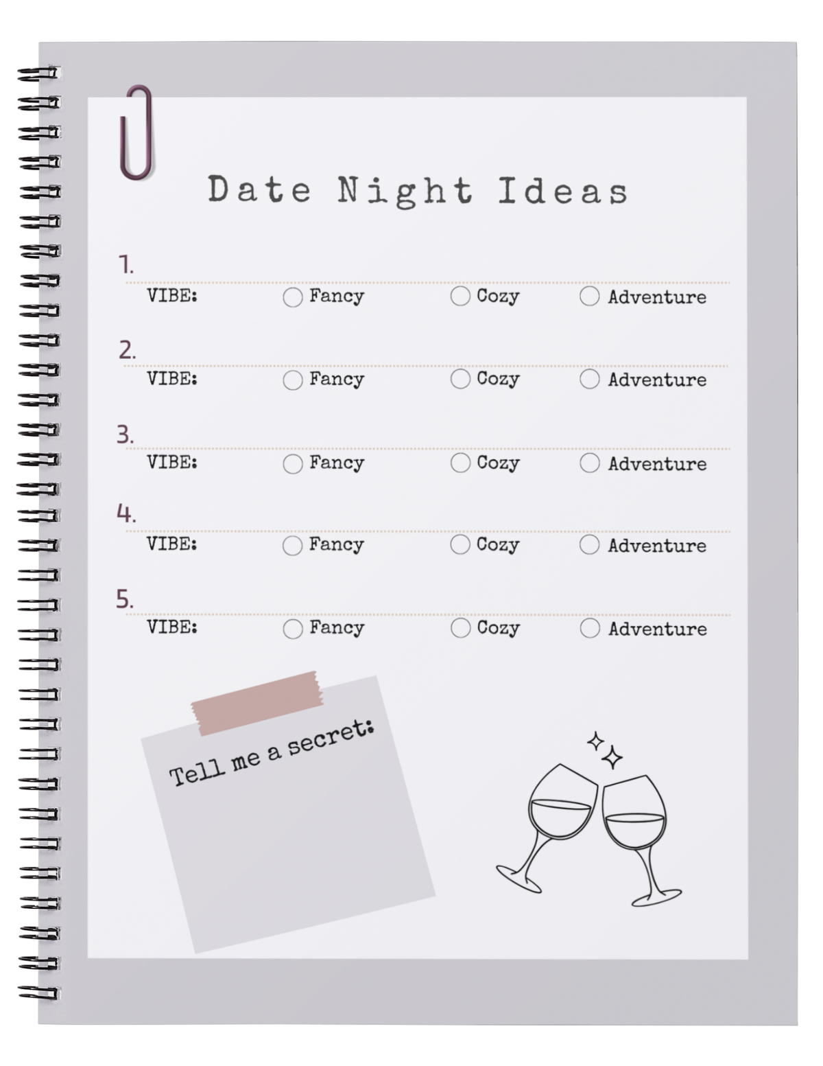 Passing Notes: the couples journal