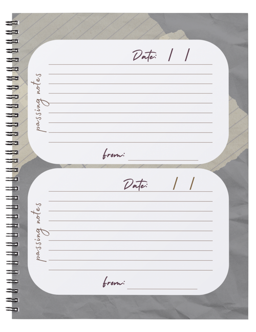 Passing Notes: the couples journal