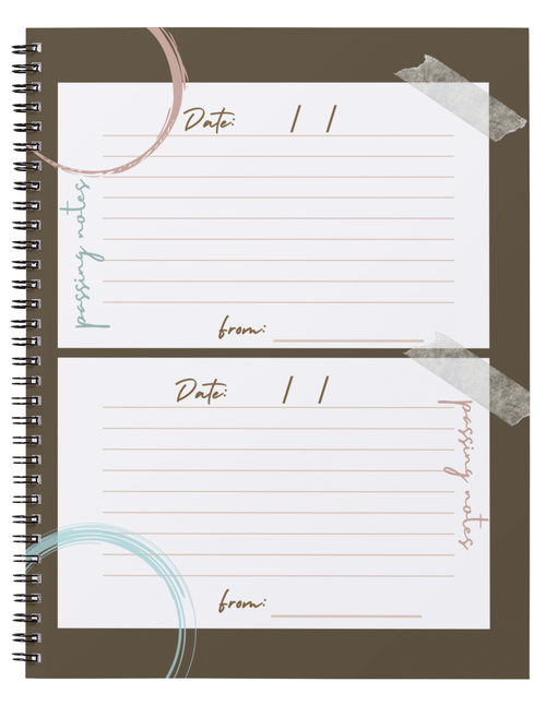 Passing Notes: the roommate journal